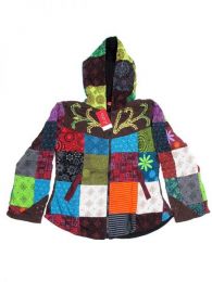 Detalle no seleccionable para compra Sudaderas chicas - Chaqueta hippie patchwork. CHHC28.