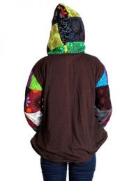Detalle no seleccionable para compra Sudaderas chicas - Chaqueta hippie patchwork. CHHC28.