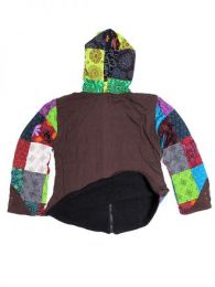 Detalle no seleccionable para compra Sudaderas chicas - Chaqueta hippie patchwork. CHHC28.