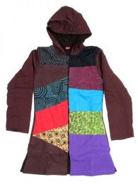 Modelo: MarrÓn Chaquetas y Abrigos - Abrigo de parches diseño CHHC34 - Modelo MarrÓn