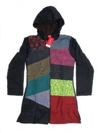 Modelo: Negro Chaquetas y Abrigos - Abrigo de parches diseño CHHC34 - Modelo Negro