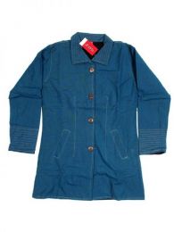 Modelo: Azul Abrigo de algodón con Mod Azul