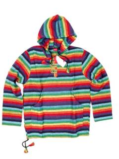 Modelo: Rainbow Sudaderas y Chaquetas - Dale un toque bohemio y relajado CHHC38 - Modelo Rainbow