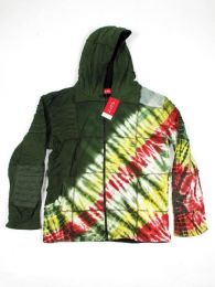Modelo: Verde Chaqueta hippie de algodón Mod Verde