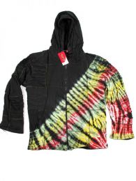 Modelo: Negro Chaqueta hippie de algodón Mod Negro