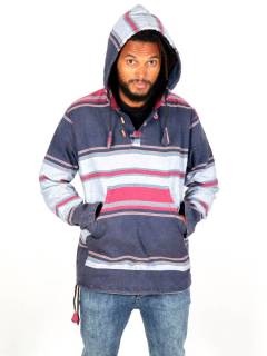 Sudadera de Loneta Hippie Tipo Canguro,  para comprar al por mayor o detalle  en la categoría de Ropa Hippie Bohemia de Hombre, Artesanal | ZAS. [CHHC41]