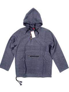 Modelo: Gris Sudaderas y Chaquetas - Chaqueta sudadera de loneta CHHC44 - Modelo Gris