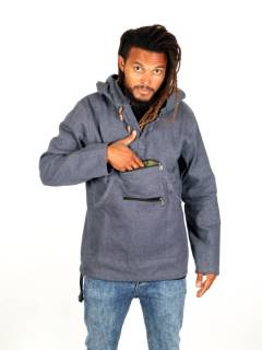 Detalle no seleccionable para compra Sudaderas y Chaquetas - Chaqueta sudadera de loneta CHHC44.