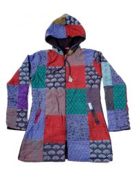 Modelo: Azul Chaquetas y Abrigos - Abrigo de parches loneta diseño CHHC45 - Modelo Azul