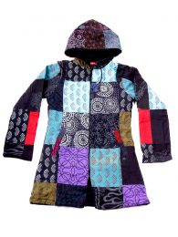 Modelo: Negro Chaquetas y Abrigos - Abrigo de parches loneta diseño CHHC45 - Modelo Negro
