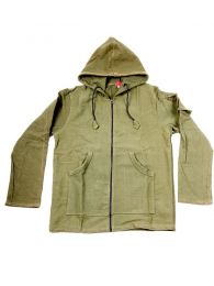 Modelo: Verde Sudaderas - Abrigos - Chauqeta lisa hippie lavada CHHC46 - Modelo Verde