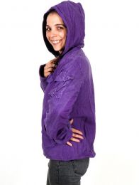 Detalle no seleccionable para compra Chaquetas y Abrigos - Sudadera hippie lavada a la CHHC47.