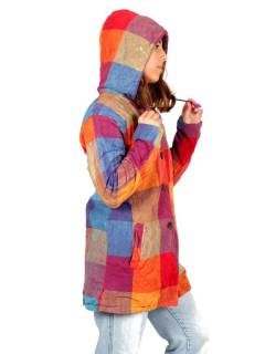 Chaquetas y Abrigos - Abrigo colorido de cuadros CHHC52.