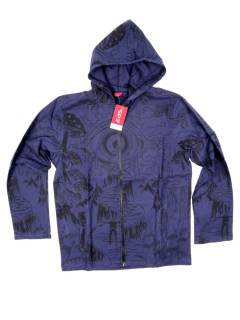 Modelo: Azul Sudaderas y Chaquetas - Chaqueta Sudadera ligera de CHHC55 - Modelo Azul