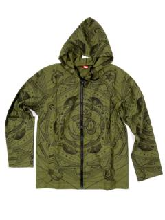Modelo: Verde Sudaderas y Chaquetas - ChaquetaSudadera ligera de CHHC58 - Modelo Verde