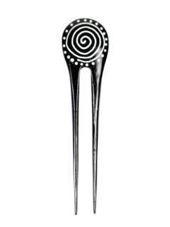 Modelo: Espiral pt s Cintas Palos y Pinchos - Accesorios Pelo - Palo pelo decorado de madera CHOP20 - Modelo Espiral pt s