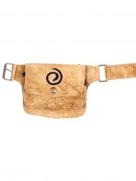 Riñonera de cuero diseño Espiral, para comprar al por mayor o detalle.[CIGO05-C]