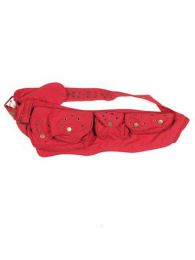 Riñoneras y Cartucheras - cinturón multiblosillos CIHC09 - Modelo Rojo