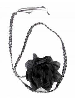 Modelo: Marrón Cinturones Llaveros - cinturón flor de tela, CIPO01 - Modelo Marrón