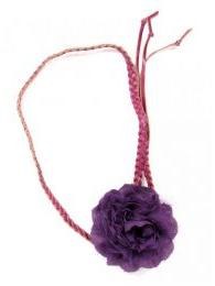 Modelo: Morado Cinturones Llaveros - cinturón flor de tela, CIPO01 - Modelo Morado