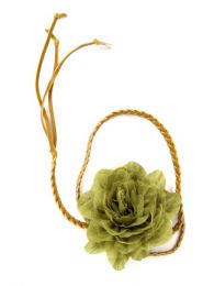 Modelo: Verde Cinturones Llaveros - cinturón flor de tela, CIPO01 - Modelo Verde
