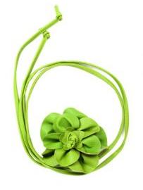 Modelo: Verde Cinturones Llaveros - cinturón flor cuero CIPO03 - Modelo Verde