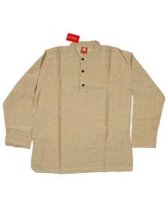 Modelo: Natural Camisas Manga Larga - Camisa de estilo hippie con CLEV03 - Modelo Natural