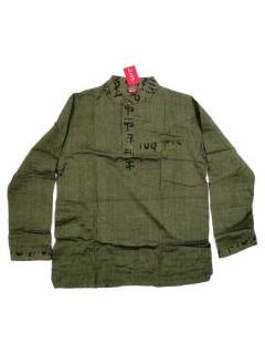 Camisas Manga Larga - Camisa de algodón de CLEV04 - Modelo Verde