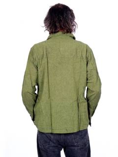 Detalle no seleccionable para compra Camisas Manga Larga - Camisa de estilo hippie confeccionada CLEV06.
