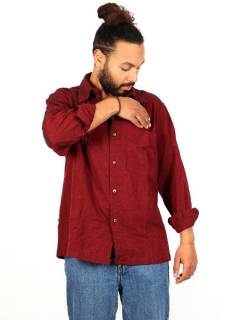 Detalle no seleccionable para compra Camisas Manga Larga - Camisa de estilo hippie confeccionada CLEV06.