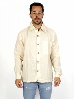 Camisas Manga Larga - Camisa de lisa algodón CLEV06.