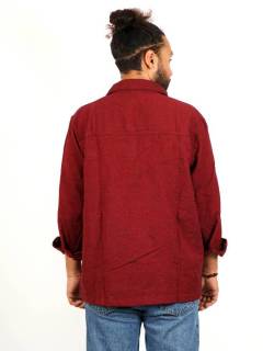Detalle no seleccionable para compra Camisas Manga Larga - Camisa de estilo hippie confeccionada CLEV06.