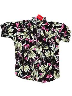 Modelo: M2 Camisas Hippies M Corta - Camisa de hombre de manga CMEK07 - Modelo M2