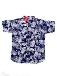 Modelo: Azul Camisas de Manga Corta - Camisa de hombre de manga CMEK10 - Modelo Azul