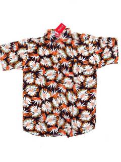 Modelo: Naranja Camisas Manga Corta - Camisa de hombre de manga CMEK15 - Modelo Naranja
