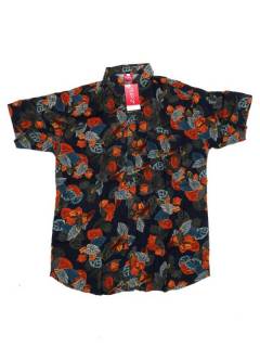 Modelo: Naranja Camisas Manga Corta - Camisa de hombre de manga CMEK16 - Modelo Naranja