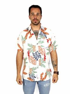 Camisa De Flores,  para comprar al por mayor o detalle  en la categoría de Ropa Hippie de Hombre, Artesanal | ZAS. [CMEK24]