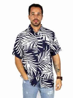 Camisa De Hojas CMEK25 para comprar al por mayor o detalle  en la categoría de Ropa Hippie de Hombre, Artesanal | ZAS.