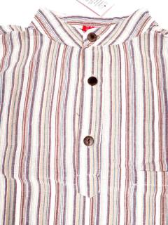 Detalle no seleccionable para compra Camisas Manga Corta - Camisa Hippie de Rayas de CMEV02.