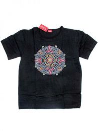 Modelo: Negro Camiseta de manga corta de Mod Negro