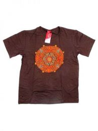 Modelo: Marrón Camiseta de manga corta de Mod Marrón