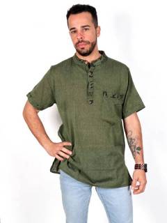 Detalle no seleccionable para compra Camisas Manga Corta - Camisa Hippie de manga corta CMEV07.