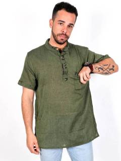 Detalle no seleccionable para compra Camisas Manga Corta - Camisa Hippie de manga corta CMEV07.