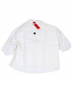 Camisetas Blusas y Tops - Camisola camisa amplina de CMEV15 - Modelo Blanco