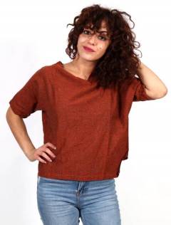 Camisa lisa con cuello pico CMEV16 para comprar al por mayor o detalle  en la categoría de Ropa Hippie de Mujer | ZAS.