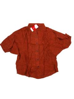 Camisetas - Blusas - Tops - Camisa amplia de media manga CMEV18 - Modelo Rojo