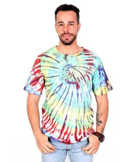 Camiseta Tie Dye,  para comprar al por mayor o detalle  en la categoría de Ropa Hippie y Alternativa para Hombre | ZAS Tienda Hippie. [CMHC11-M]