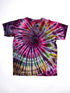 Tops y Blusas - Camiseta Tie dye Unisex 100% CMJU01 - Modelo Morado