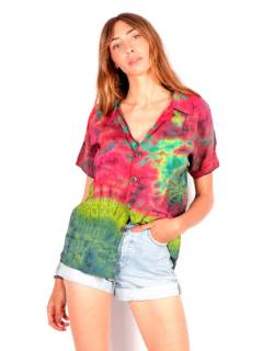 Detalle no seleccionable para compra Tops y Blusas - Camisa Tie Dye unisex, elaborada CMJU02.