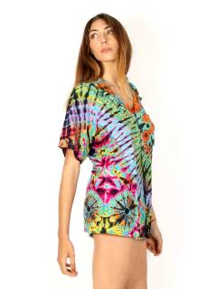 Detalle no seleccionable para compra Tops y Blusas - Camisa Tie Dye unisex, elaborada CMJU02.